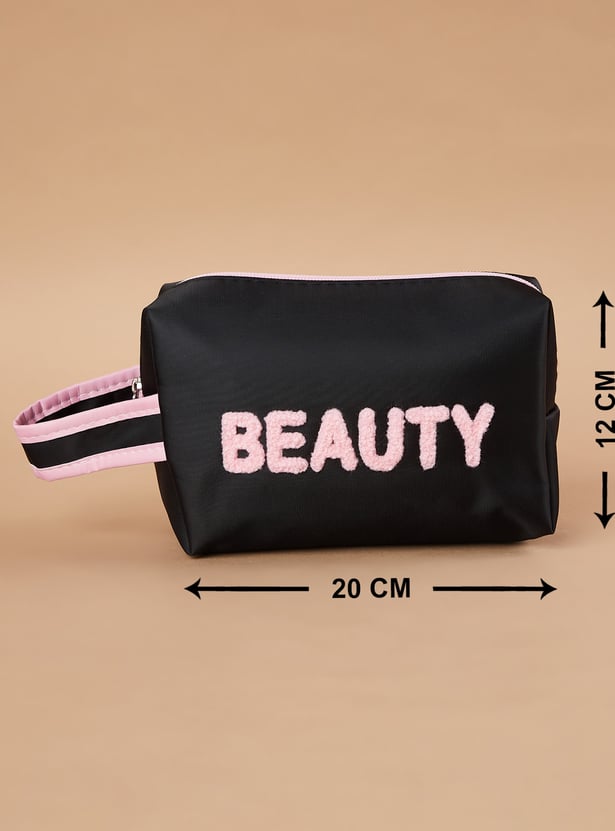 GINGER Appliqued Vanity Pouch