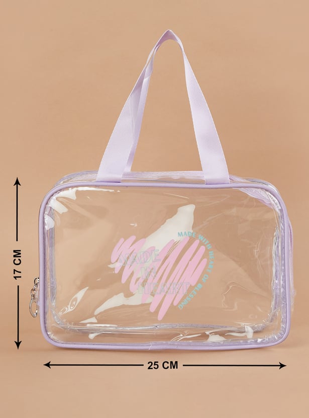 GINGER Printed Vanity Bag and Pouch - Pack of 2