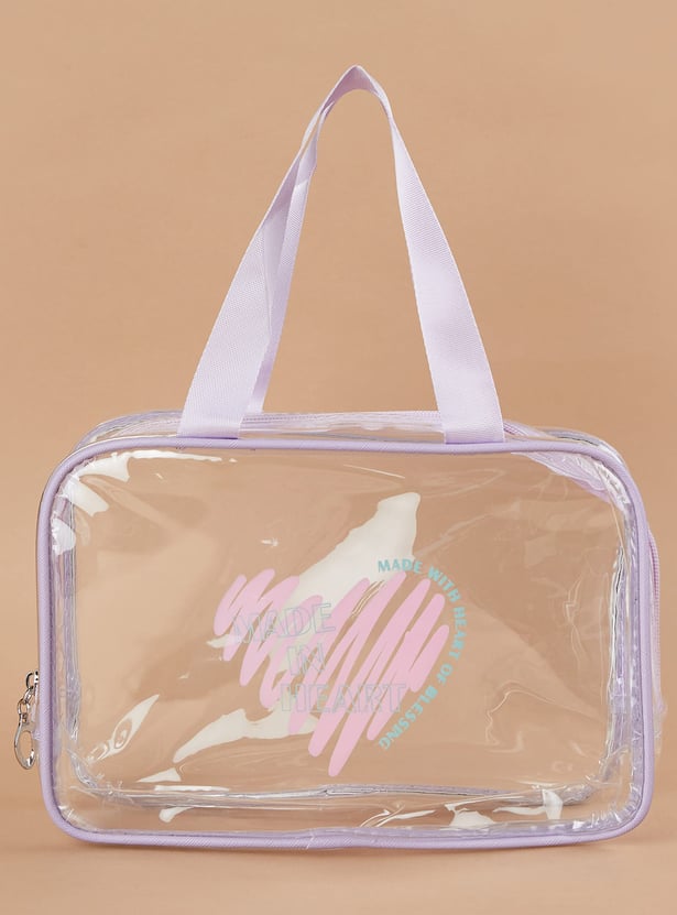 GINGER Printed Vanity Bag and Pouch - Pack of 2