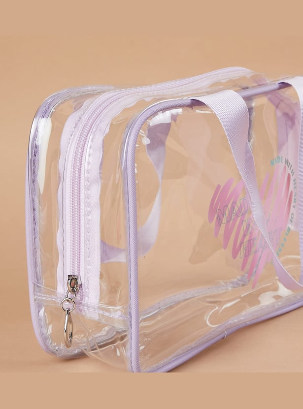 GINGER Printed Vanity Bag and Pouch - Pack of 2