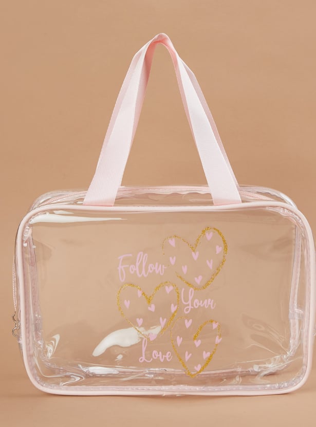 GINGER Printed Vanity Bag and Pouch - Pack of 2