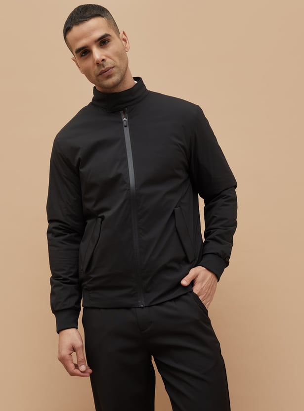 Buy CODE Solid Jacket from CODE at just INR 3999.0