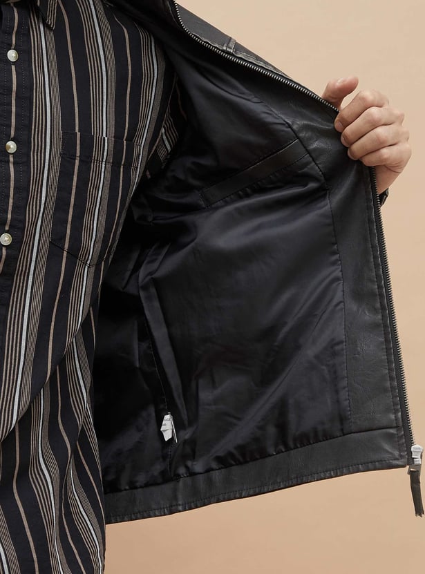 FORCA Faux Leather Jacket