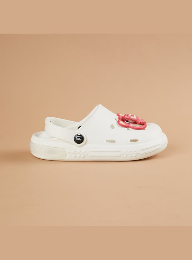 FAME FOREVER Boys Jibbitz Appliqued Clogs