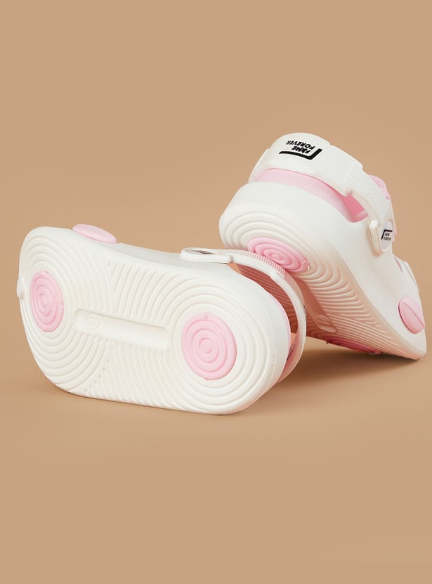 FAME FOREVER Girls Colourblock Dual Strap Sandals
