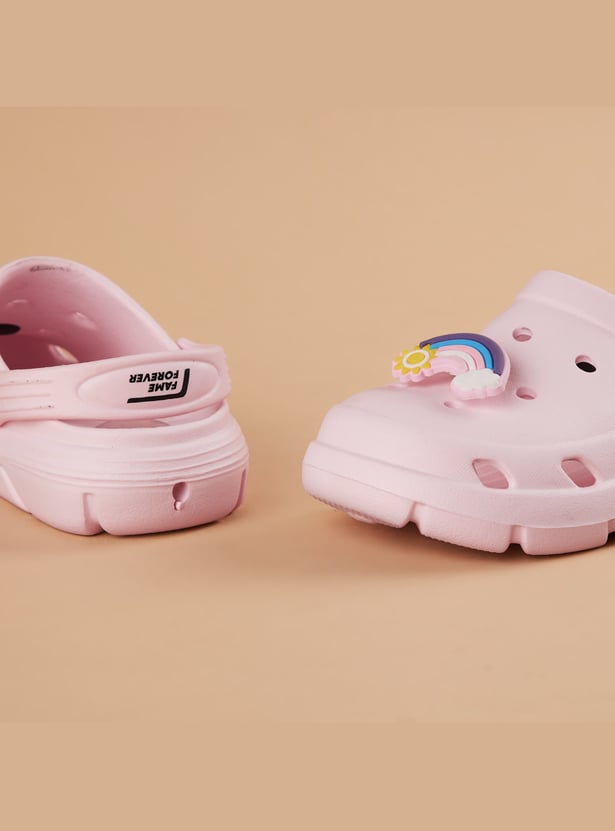 FAME FOREVER Girls Charm Clogs