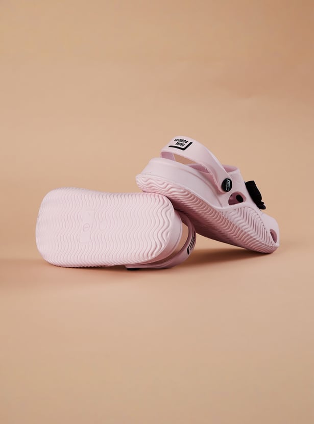 FAME FOREVER Girls Kitty Applique Clogs