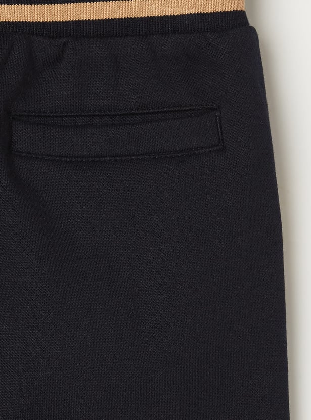 JUNIORS Boys Solid Elasticated Trousers