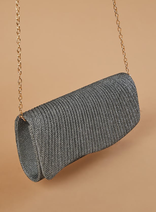 CODE Metallic Envelope Clutch