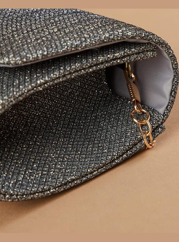 CODE Metallic Envelope Clutch