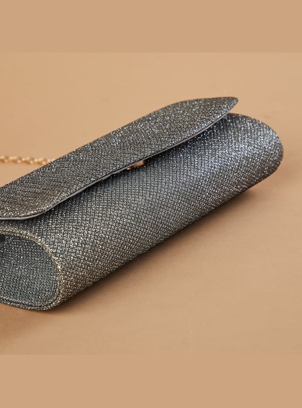 CODE Metallic Envelope Clutch
