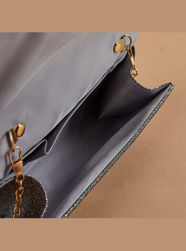 CODE Metallic Envelope Clutch