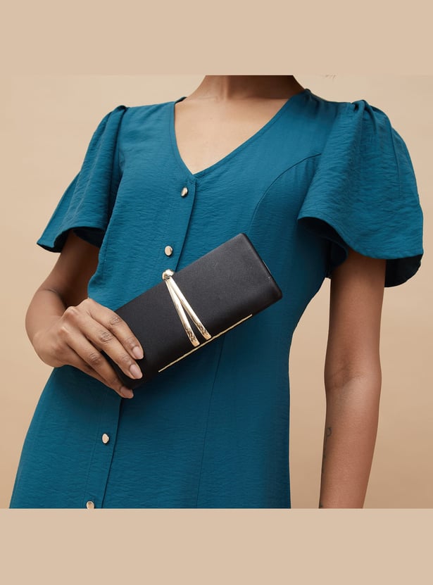 CODE Metal Accent Clutch