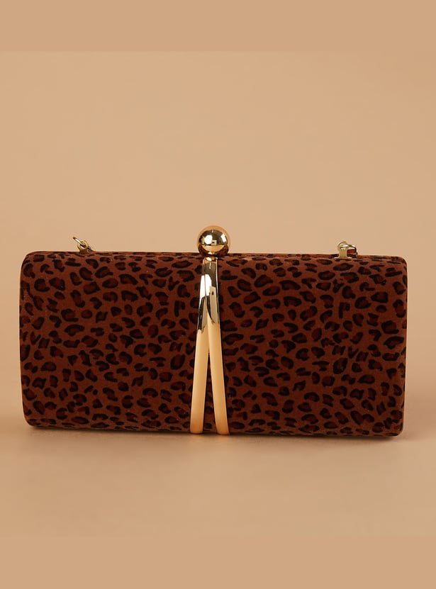 CODE Animal Printed Clutch