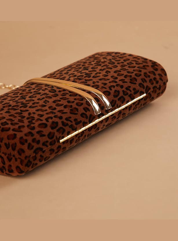 CODE Animal Printed Clutch