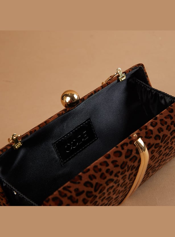 CODE Animal Printed Clutch