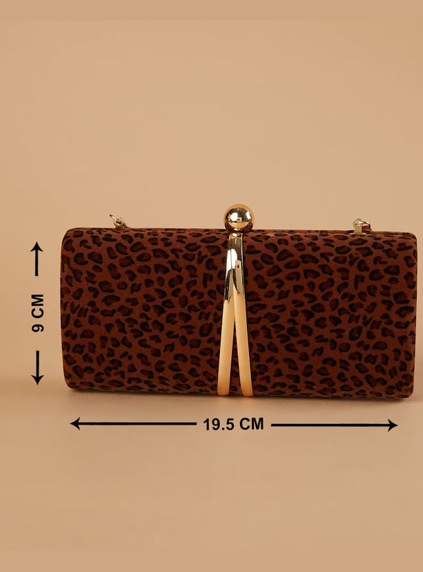 CODE Animal Printed Clutch