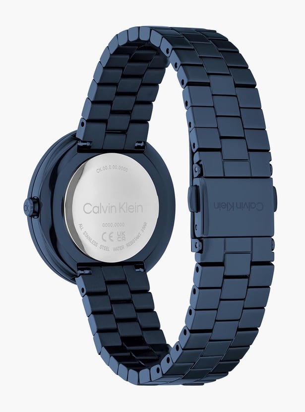 CALVIN KLEIN Twisted Bezel Embellished Analog Watch - 25100097
