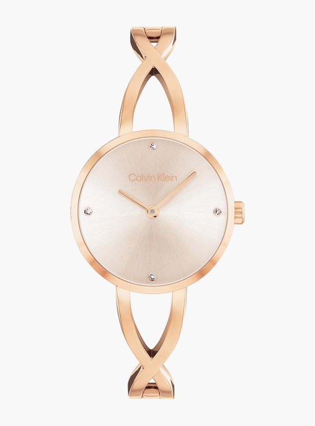 CALVIN KLEIN Sculpted Embrace Embellished Analog Watch - 25100116