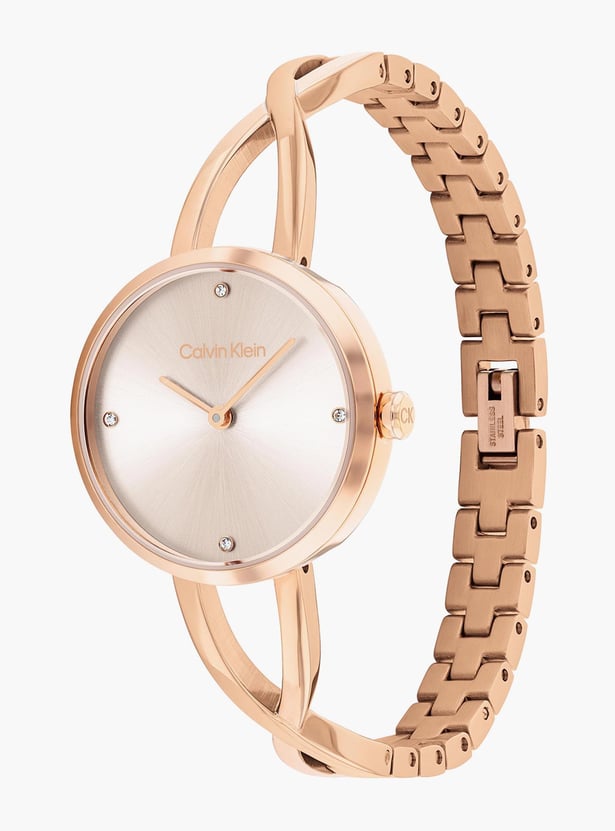 CALVIN KLEIN Sculpted Embrace Embellished Analog Watch - 25100116