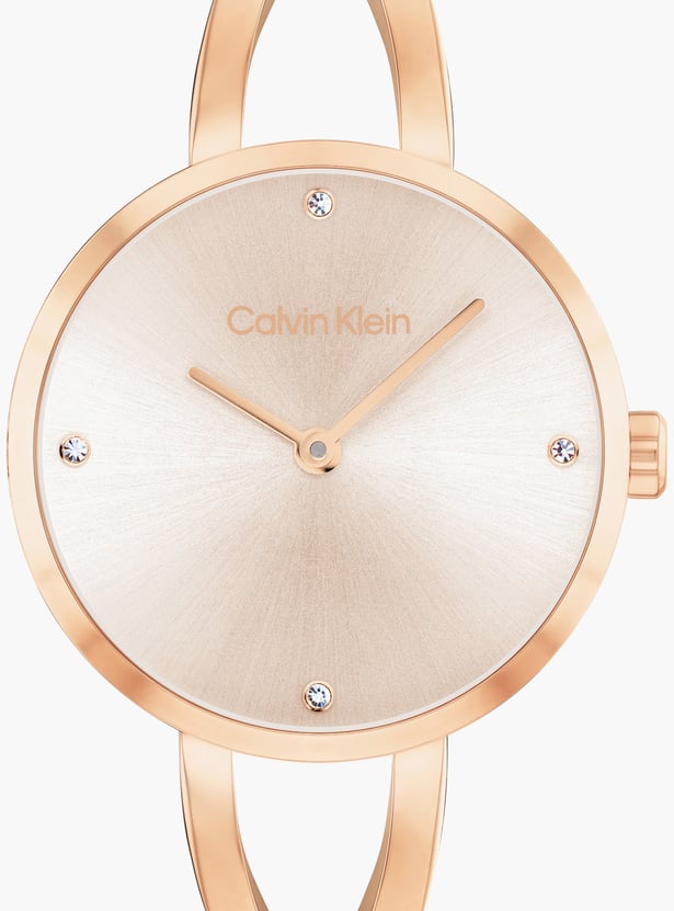 CALVIN KLEIN Sculpted Embrace Embellished Analog Watch - 25100116
