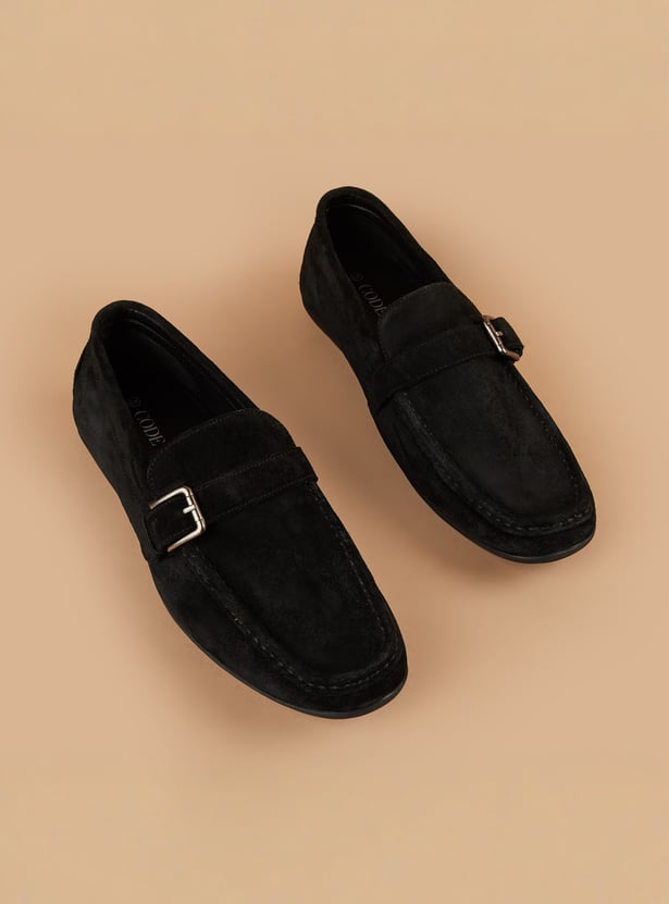 CODE Suede Loafers