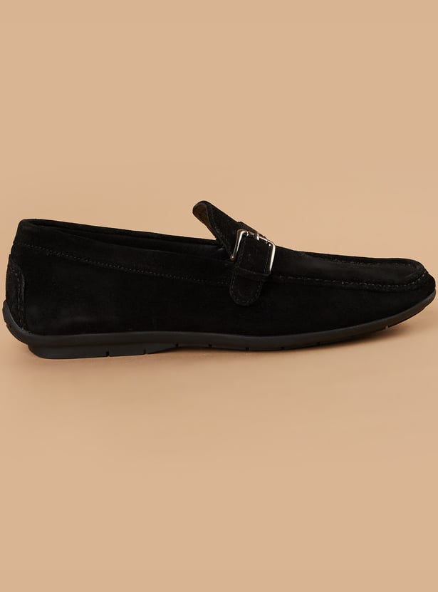 CODE Suede Loafers