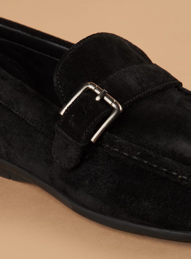 CODE Suede Loafers