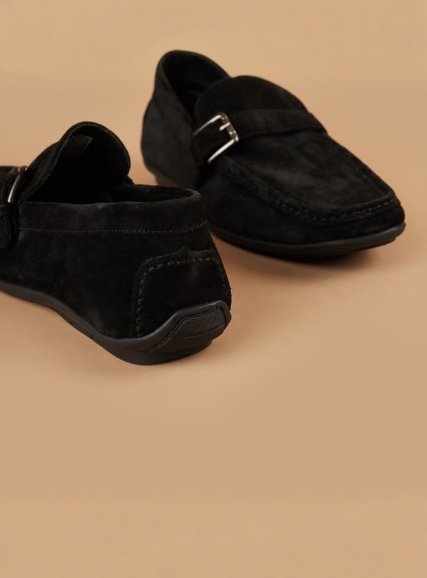 CODE Suede Loafers