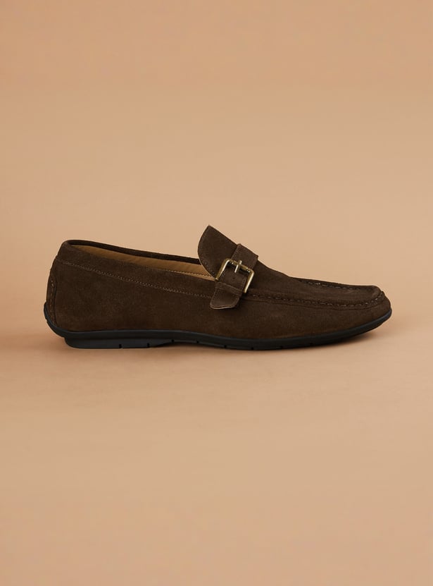 CODE Suede Loafers