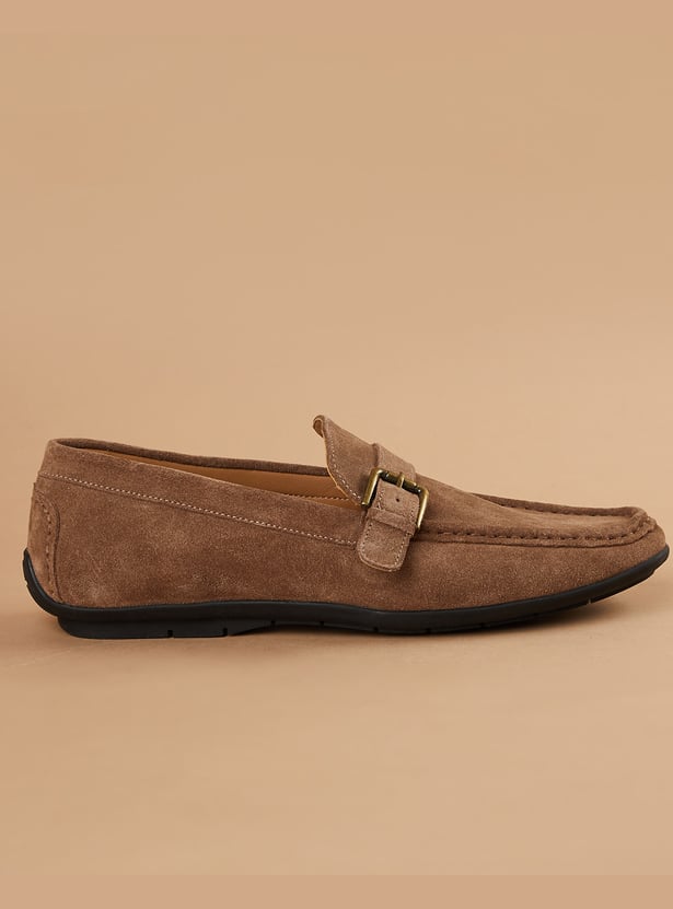 CODE Suede Loafers