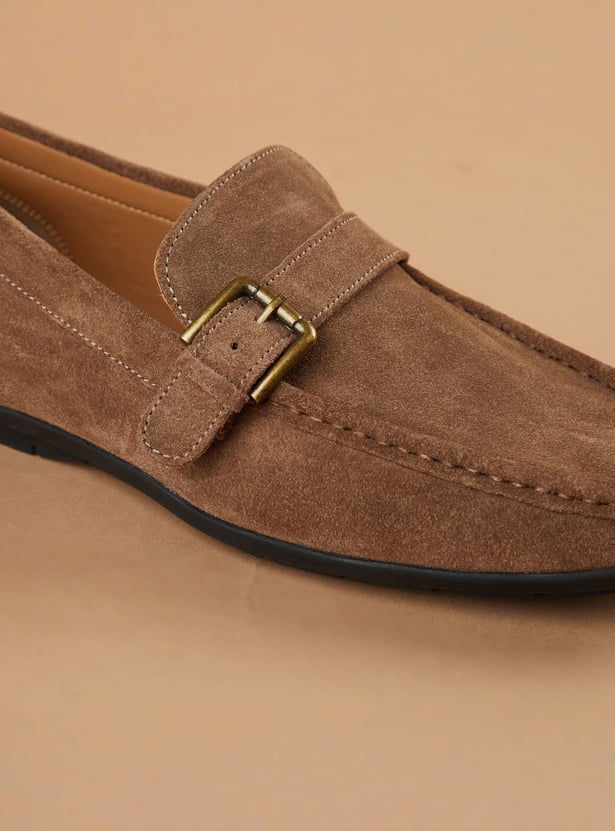 CODE Suede Loafers
