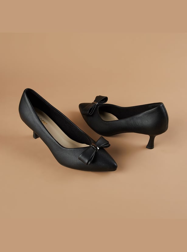 GINGER Bow Detail Pumps