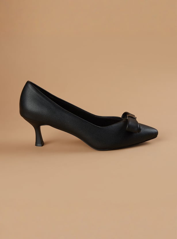 GINGER Bow Detail Pumps