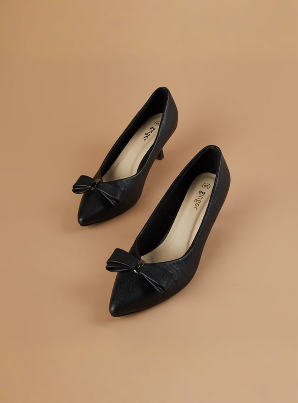 GINGER Bow Detail Pumps