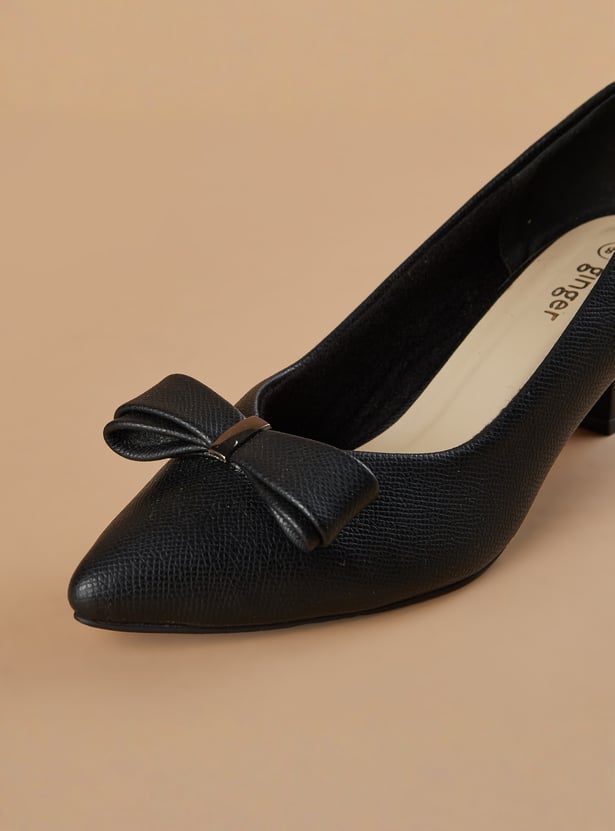 GINGER Bow Detail Pumps