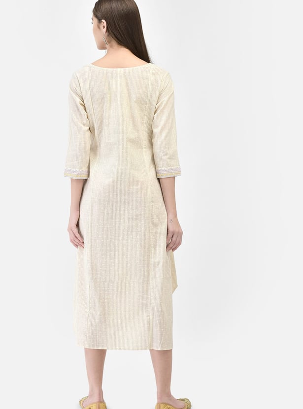 SPAN Printed A-line Dress