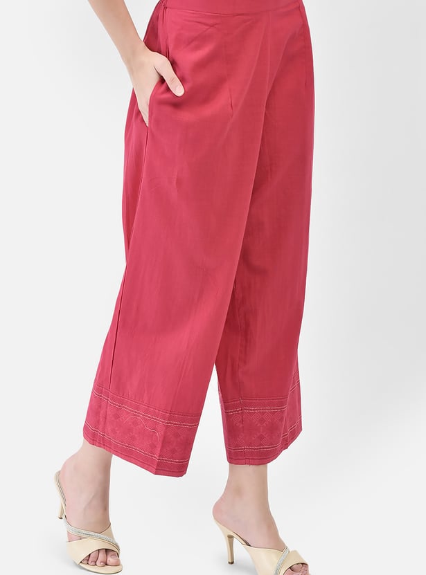 SPAN Solid Straight Kurti Set