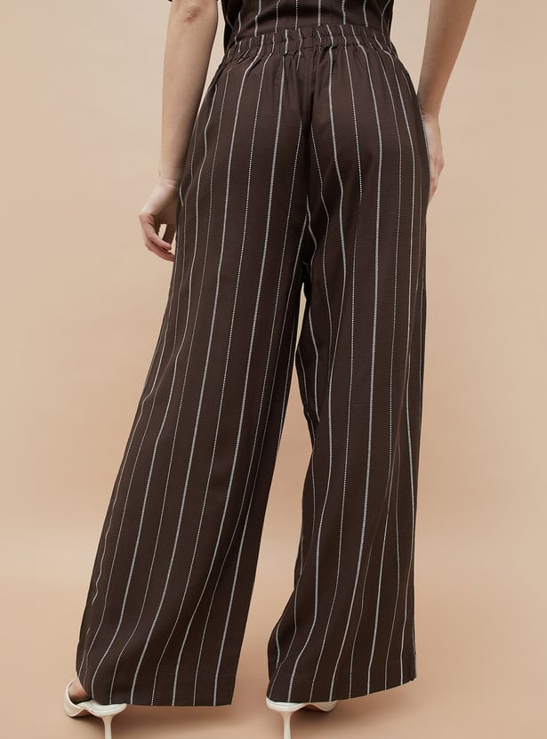 CODE Striped Trousers