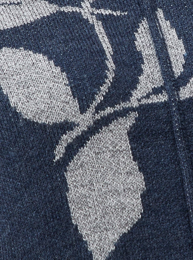 COLOUR ME Patterned Knit Sweater