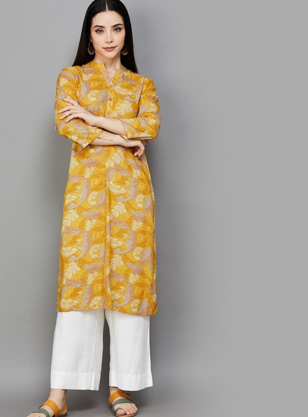 RANGRITI Printed Straight Kurta