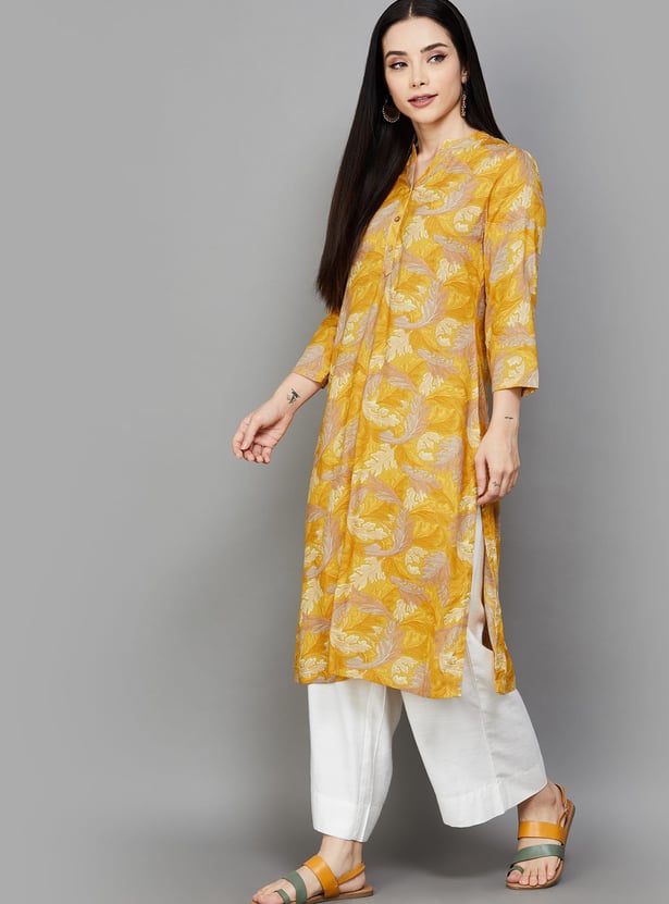 RANGRITI Printed Straight Kurta