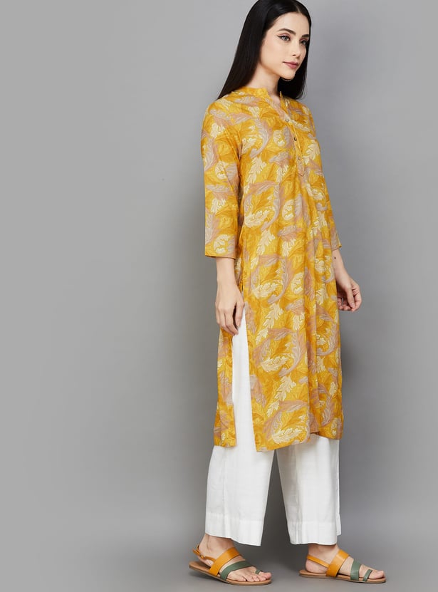 RANGRITI Printed Straight Kurta