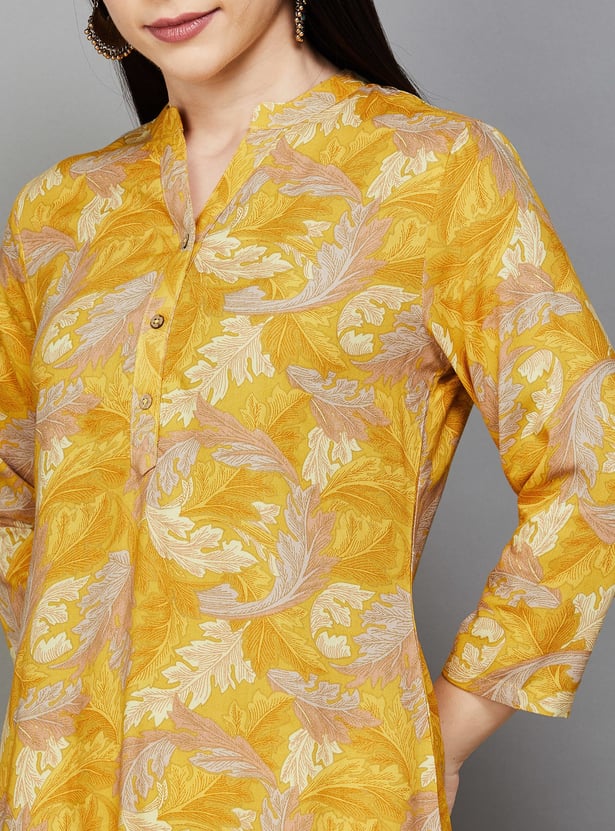 RANGRITI Printed Straight Kurta