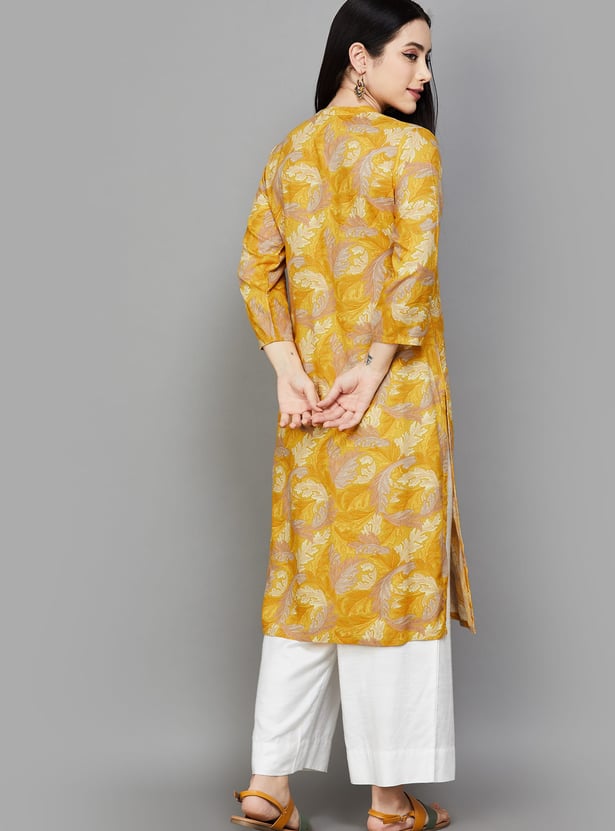 RANGRITI Printed Straight Kurta