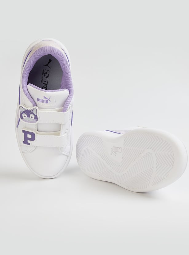 PUMA Girls Smash Dynoblast Sneakers