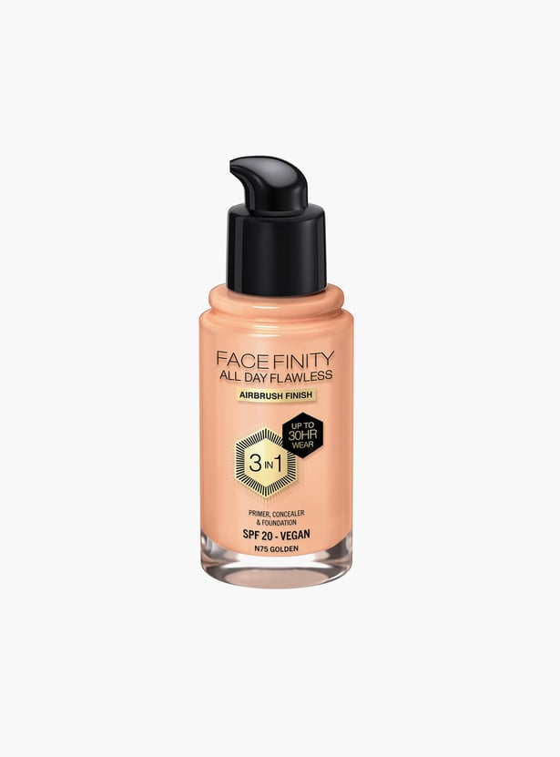 MAX FACTOR Face Finity All Day Flawless 3 In 1 Foundation - Golden - 30ml