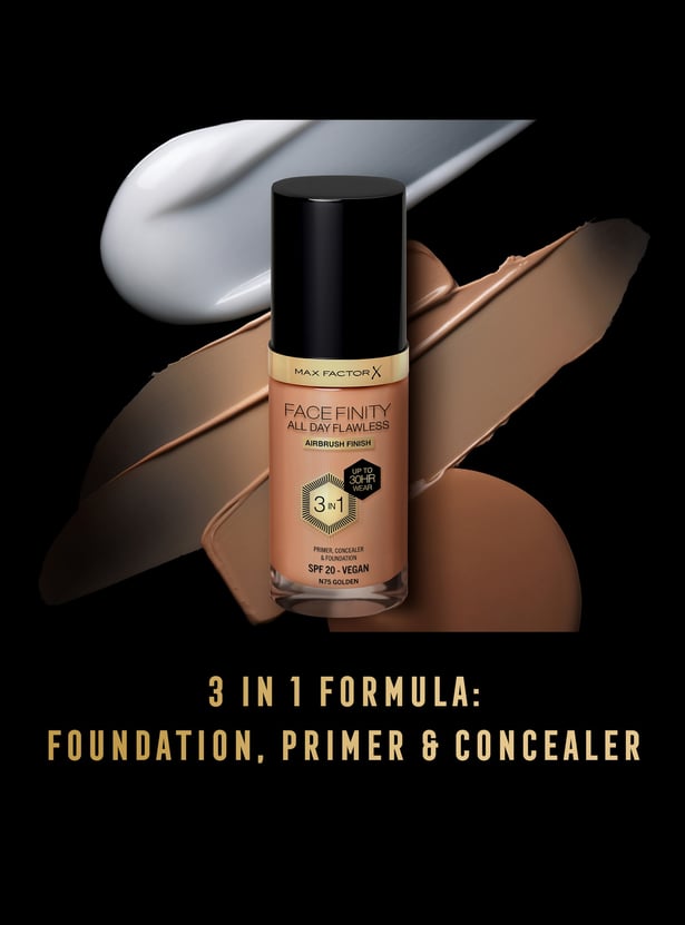 MAX FACTOR Face Finity All Day Flawless 3 In 1 Foundation - Golden - 30ml