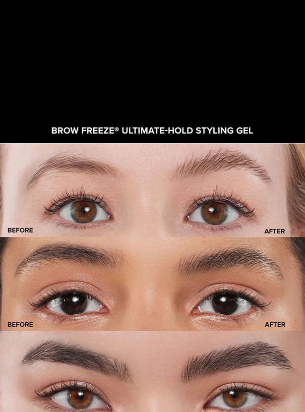 ANASTASIA BEVERLY HILLS Frozen & Fuller Looking Brow Trio Kit - Dark Brown - 0.1ml + 0.04ml + 4.5 ml