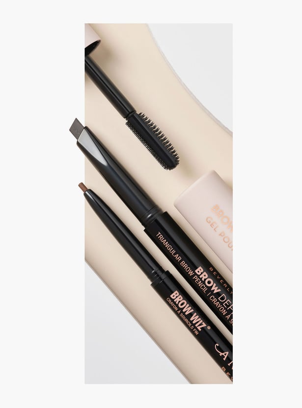 ANASTASIA BEVERLY HILLS Frozen & Fuller Looking Brow Trio Kit - Dark Brown - 0.1ml + 0.04ml + 4.5 ml